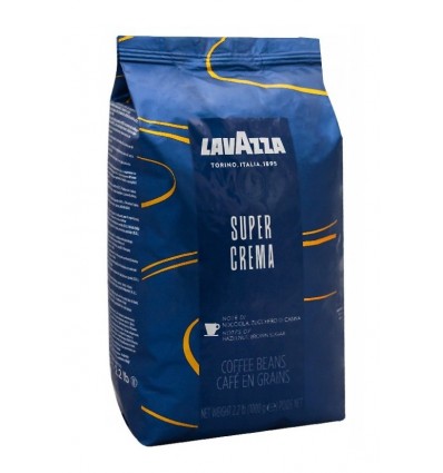 Zrnková káva Lavazza Super Crema 1 kg