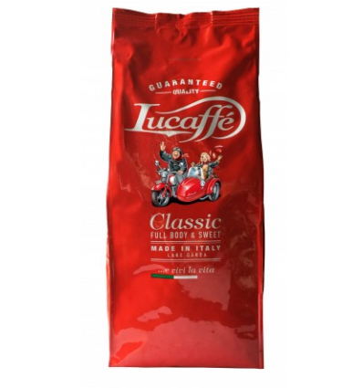 ZRNKOVÁ KÁVA LUCAFFÉ ESPRESSO CLASSIC 1 KG