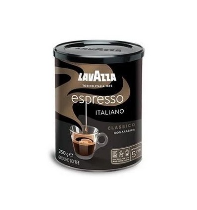 Mletá káva Lavazza Espresso 100% Arabica 250 g dóza