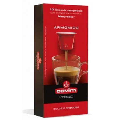 Kapsle Covim Decaffeinato pro Nespresso 10 porcí