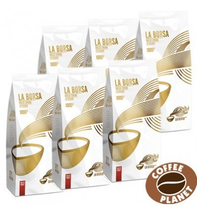 Zrnková káva La Borsa Dolce Crema 6 x 1 kg