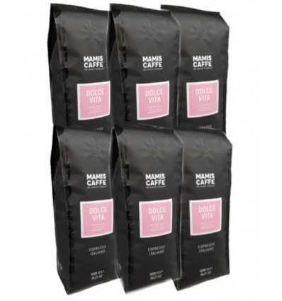 ZRNKOVÁ KÁVA MAMI'S CAFFÉ DOLCE VITA 6 X 1 KG