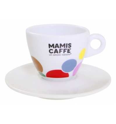 Mami's caffé šálek na cappuccino - barevný