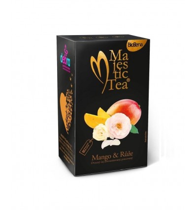 Čaj Biogena Majestic Tea Mango & Růže 20x2,5 g