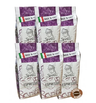 Zrnková káva Sarito Espresso 6 x 1 kg