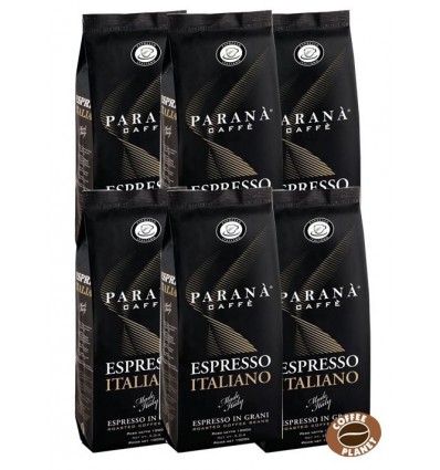 Zrnková káva Parana Caffé Espresso Italiano 100 % Arabica 6 x 1 kg