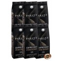 Zrnková káva Parana Caffé Espresso Italiano 100 % Arabica 6 x 1 kg