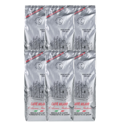 Zrnková káva Caffé Milano Platinum 6 x 1 Kg