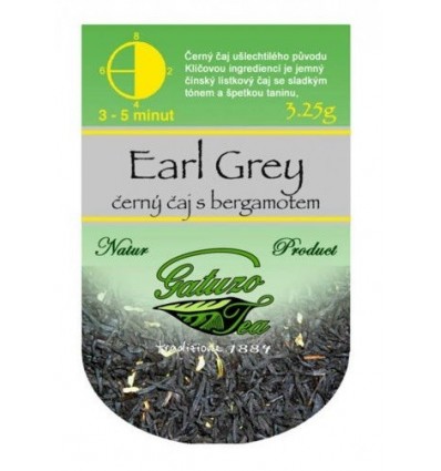 Čaj Gatuzo Earl Grey 50 porcí